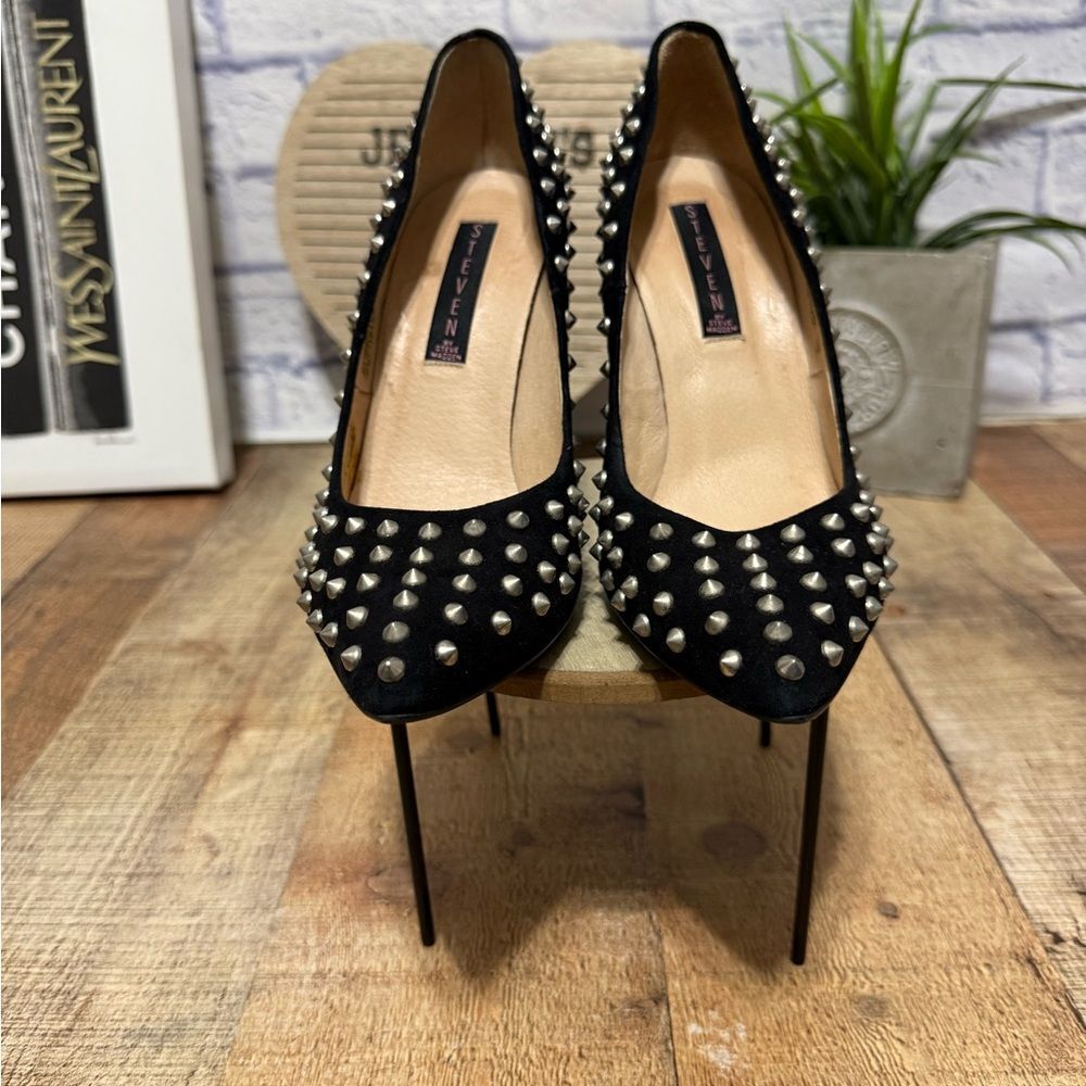 Steven By Steve Madden Black Superstud Studded St… - image 8